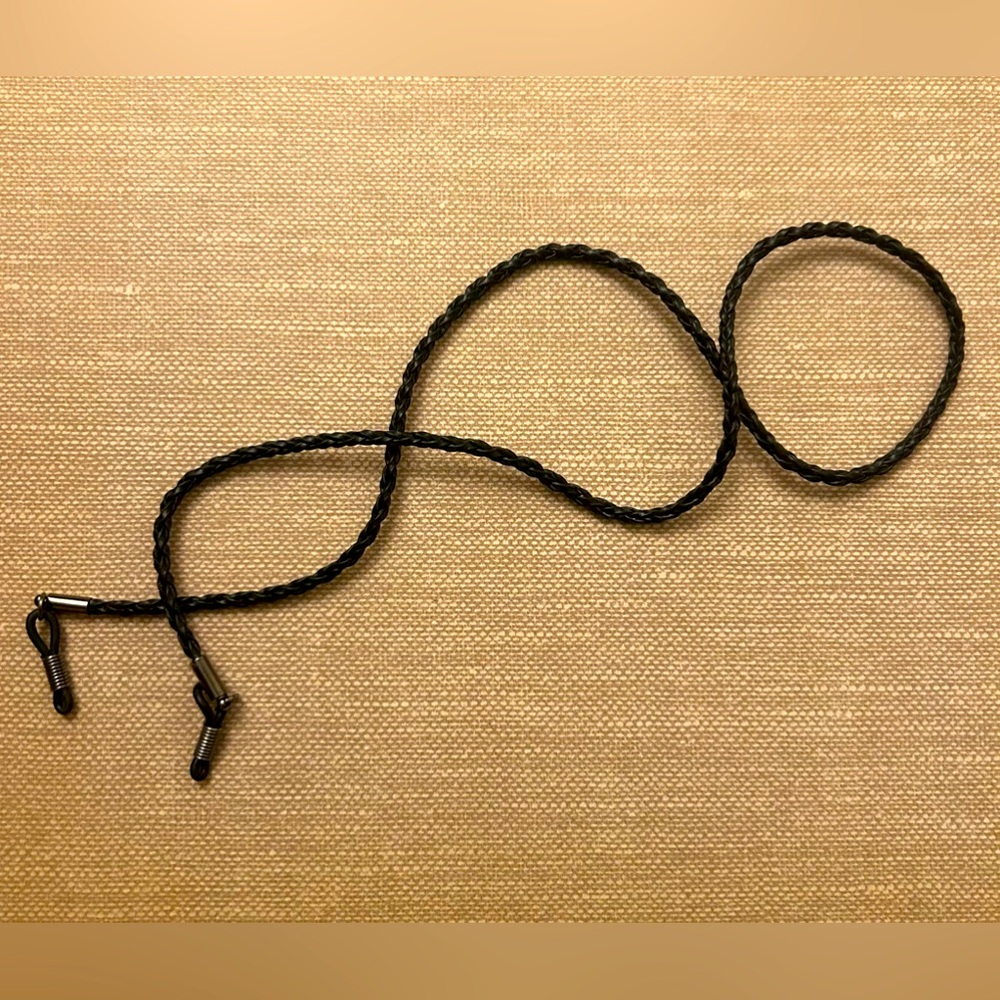 Reading Glasses Necklace Holder chain Faux Leather Cord Minimalist Design